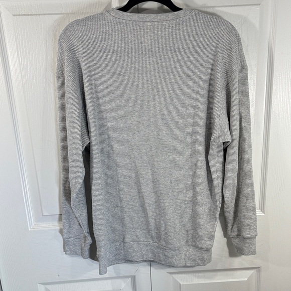 Babaton Light Gray Women's waffle knit Cardigan - Picture 4 of 7